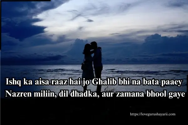 Romantic 2 line Love Shayari in English