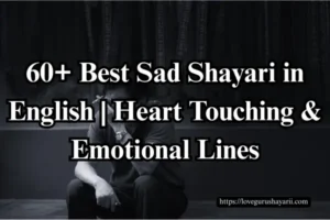 60+ best sad shayari